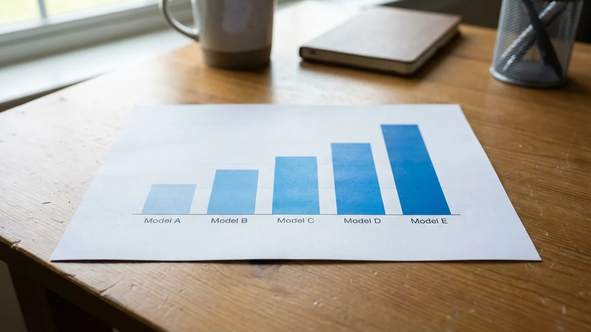 Bar chart comparing output token pricing across five AI models from $1.50 to $25 per million