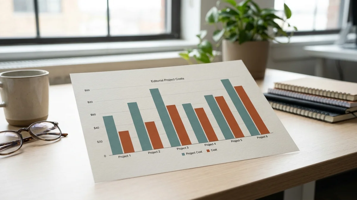 Bar chart comparing estimated monthly costs across seven GPT-powered project types