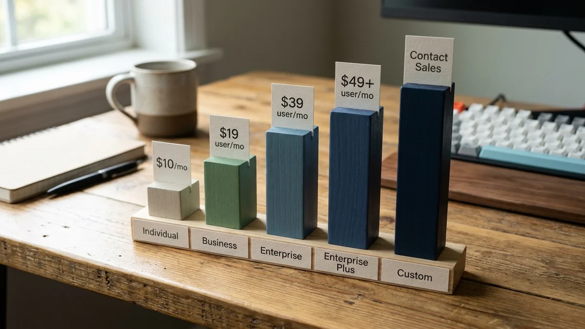 Bar chart comparing GitHub Copilot pricing across Free