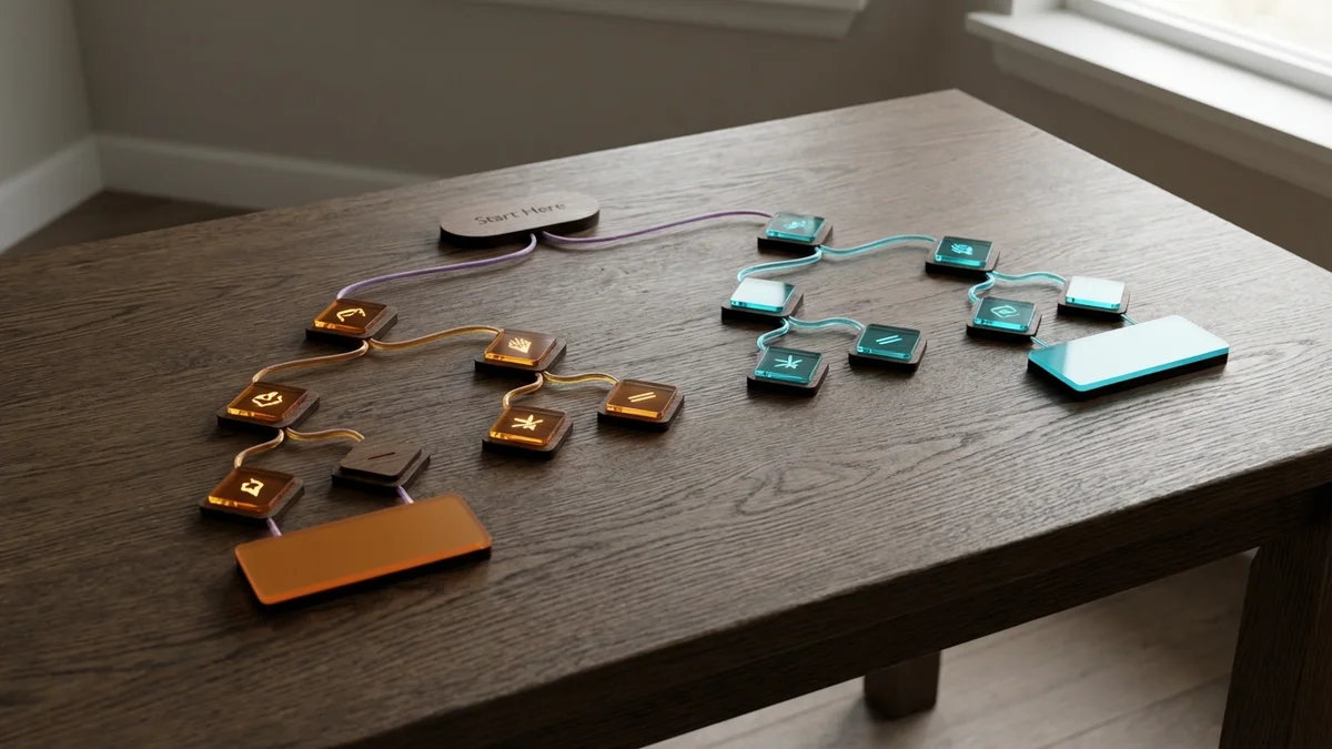 Decision tree flowchart guiding developers to choose between Claude Code and the open-source Goose coding agent based