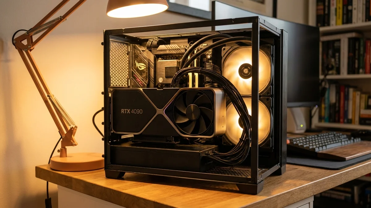 Bar chart showing llama.cpp at ~135 tok/s, LM Studio at ~128 tok/s, Ollama at ~125 tok/s on RTX 4090 with Llama 3.1 8B Q4_K_M